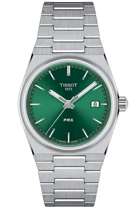  Shop Authentic Tissot PRX Green Dial Silver Steel Strap Unisex Watch  - T137.210.11.091.00 - Luxxuri