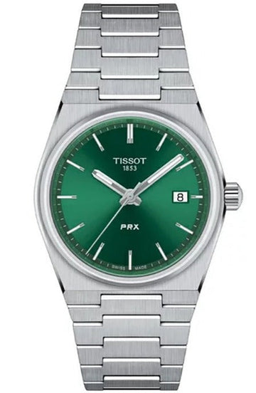  Shop Authentic Tissot PRX Green Dial Silver Steel Strap Unisex Watch  - T137.210.11.091.00 - Luxxuri