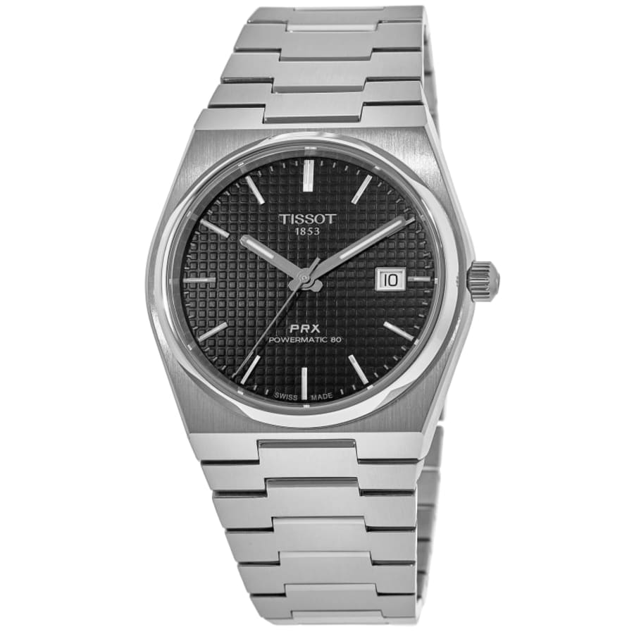  Shop Authentic Tissot PRX Powermatic 80 Black Dial Silver Steel Strap Watch For Men - T137.407.11.051.00 - Luxxuri