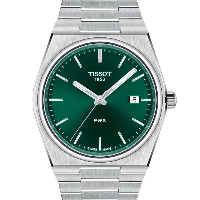  Shop Authentic Tissot PRX Green Dial Silver Steel Strap Watch For Men - T137.410.11.091.00 - Luxxuri