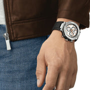  Shop Authentic Tissot T Race Chronograph White Dial Black Rubber Strap Watch For Men - T141.417.17.011.00 - Luxxuri
