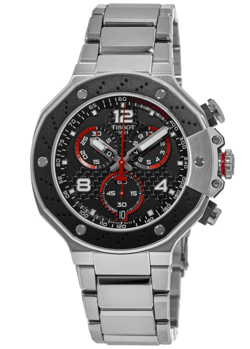  Shop Authentic Tissot T Race Moto GP Limited Edition Chronograph Black Dial Silver Steel Strap Watch for Men - T141.417.11.057.00 - Luxxuri