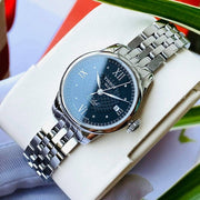  Shop Authentic Tissot Le Locle Automatic Lady Black Dial Silver Steel Strap Watch For Women - T41.1.183.56 - Luxxuri