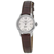  Shop Authentic Tissot Le Locle Automatic Lady Silver Dial Brown Leather Strap Watch For Women - T41.1.113.77 - Luxxuri