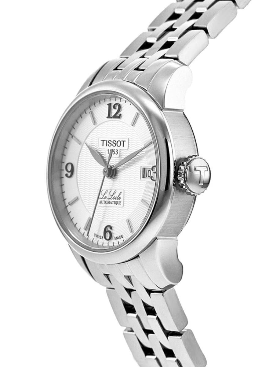  Shop Authentic Tissot Le Locle Small Lady Automatic Silver Dial Silver Steel Strap Watch For Women - T41.1.183.34 - Luxxuri