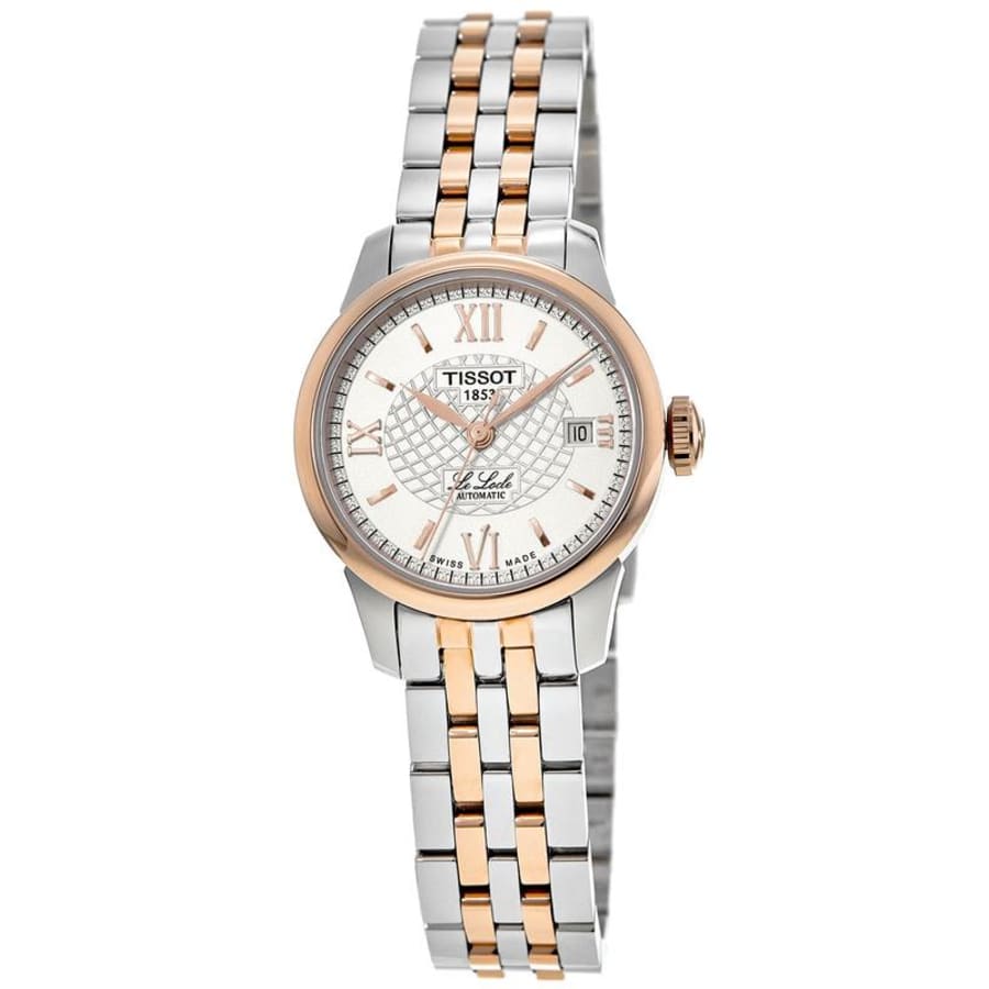  Shop Authentic Tissot Le Locle Automatic Small Lady Silver Dial Two Tone Steel Strap Watch For Women - T41.2.183.33 - Luxxuri