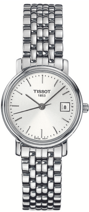  Shop Authentic Tissot T Classic Desire White Dial Silver Steel Strap Watch for Women - T52.1.281.31 - Luxxuri