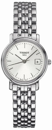  Shop Authentic Tissot T Classic Desire White Dial Silver Steel Strap Watch for Women - T52.1.281.31 - Luxxuri