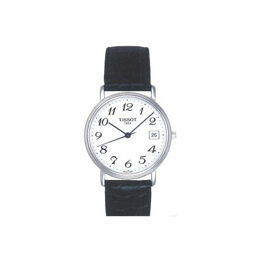  Shop Authentic Tissot T Classic Desire White Dial Black Leather Strap Watch For Men - T52.1.421.12 - Luxxuri