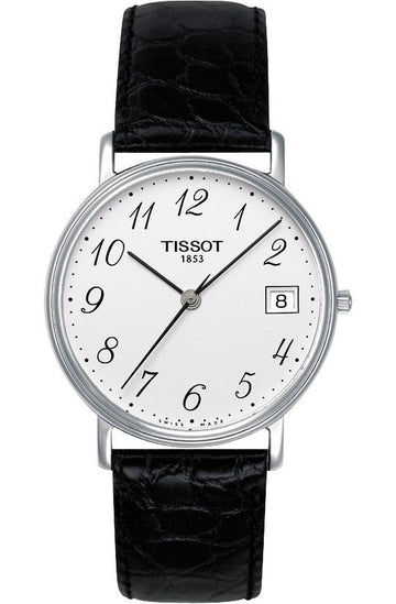  Shop Authentic Tissot T Classic Desire White Dial Black Leather Strap Watch For Men - T52.1.421.12 - Luxxuri