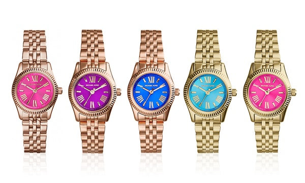  Shop Authentic Michael Kors Lexington Quartz Blue Dial Rose Gold Steel Strap Watch For Women - MK3272 - Luxxuri
