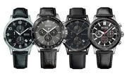  Shop Authentic Hugo Boss Ikon Grey Dial Black Leather Strap Watch for Men - 1513177 - Luxxuri