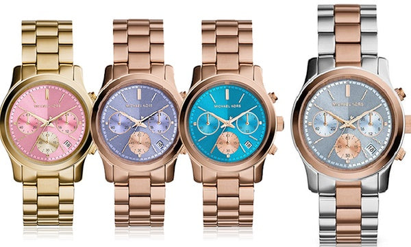  Shop Authentic Michael Kors Runway Chronograph Turquoise Dial Rose Gold Steel Strap Watch For Women - MK6164 - Luxxuri