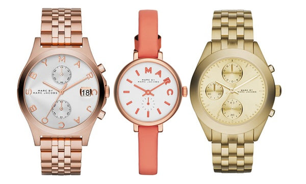  Shop Authentic Marc Jacobs Sally White Dial Orange Leather Strap Watch for Women - MBM1355 - Luxxuri