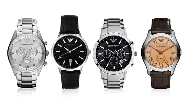  Shop Authentic Emporio Armani Classic Quartz Black Dial Black Leather Strap Watch For Men - AR2429 - Luxxuri