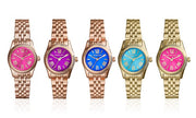  Shop Authentic Michael Kors Lexington Quartz Blue Dial Gold Steel Strap Watch For Women - MK3271 - Luxxuri