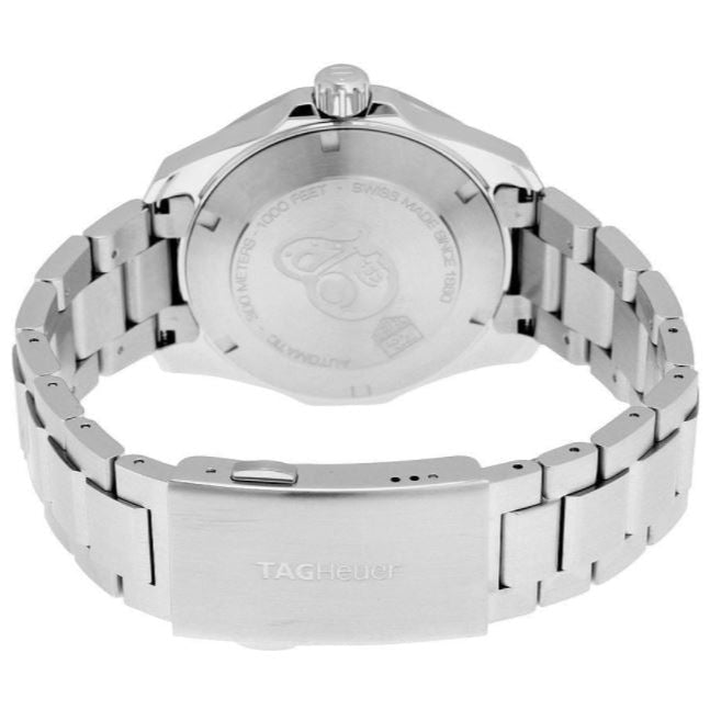  Shop Authentic Tag Heuer Aquaracer Automatic Black Dial Silver Steel Strap Watch for Men - WAY211A.BA0928 - Luxxuri