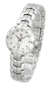  Shop Authentic Tag Heuer Link Diamonds Silver Dial Silver Steel Strap Watch for Women - WAT1413.BA0954 - Luxxuri