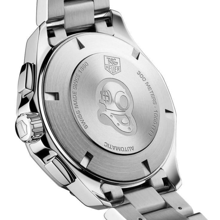  Shop Authentic Tag Heuer Aquaracer Caliber 16 Automatic Chronograph Blue Dial Silver Steel Strap Watch for Men - CAY2112.BA0927 - Luxxuri