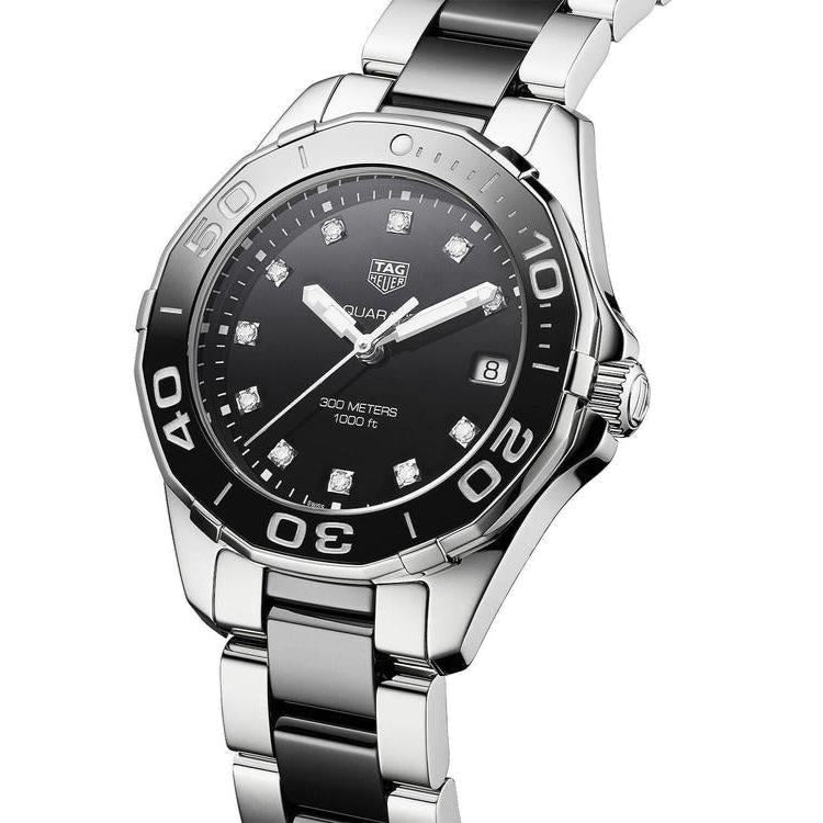  Shop Authentic Tag Heuer Aquaracer Black Dial Watch for Women - WAY131C.BA0913 - Luxxuri
