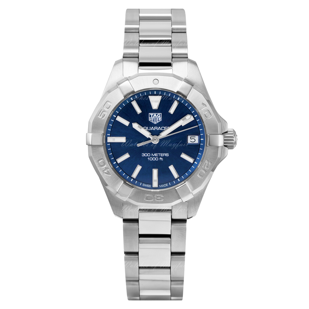  Shop Authentic Tag Heuer Aquaracer Blue Dial Watch for Women - WBD1312.BA0740 - Luxxuri