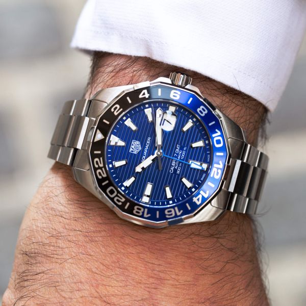  Shop Authentic Tag Heuer Aquaracer Blue Dial Watch for Men - WAY201T.BA0927 - Luxxuri