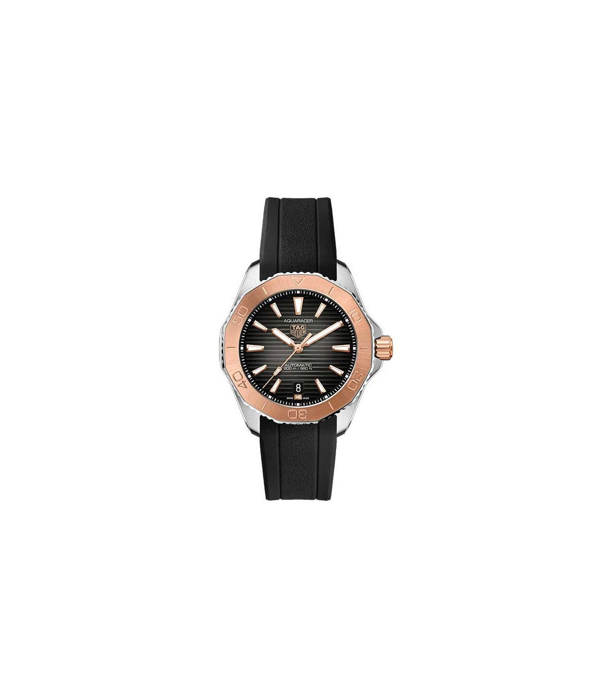 Shop Authentic Tag Heuer Aquaracer Professional 200 Automatic Black Dial Black Rubber Strap Watch for Men - WBP2151.FT6199 - Luxxuri