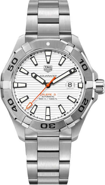 Shop Authentic Tag Heuer Aquaracer White Dial Watch for Men - WAY2013.BA0927 - Luxxuri
