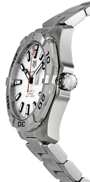 Shop Authentic Tag Heuer Aquaracer Calibre 5 Automatic White Dial Silver Steel Strap Watch for Men - WAY2013.BA0927 - Luxxuri
