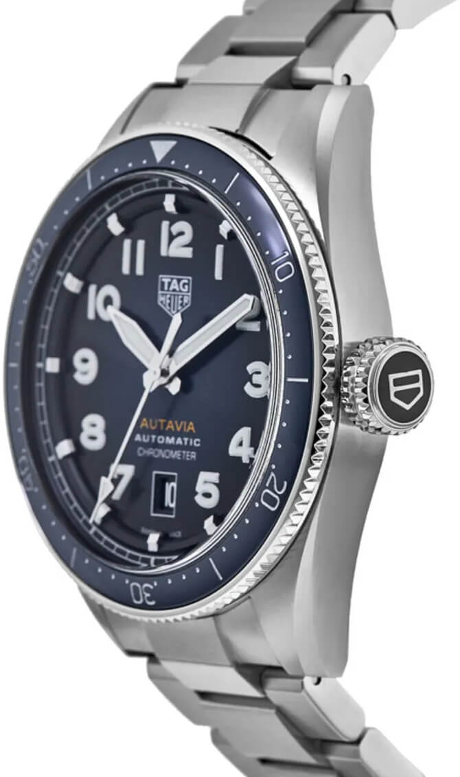  Shop Authentic Tag Heuer Autavia Blue Dial Watch for Men - WBE5116.EB0173 - Luxxuri