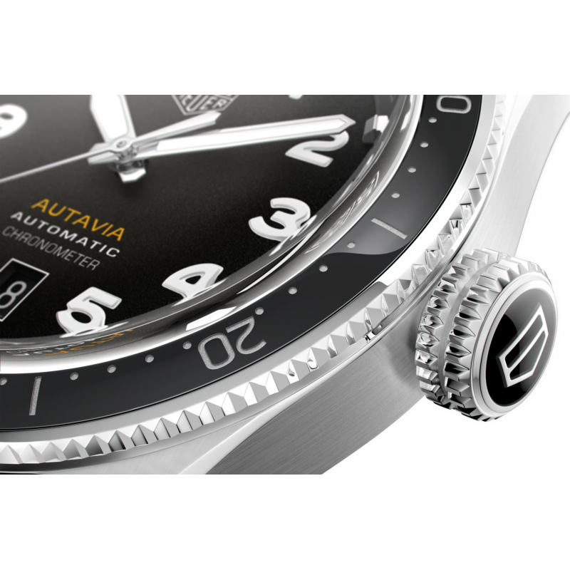  Shop Authentic Tag Heuer Autavia Automatic Grey Dial Silver Steel Strap Watch for Men - WBE5114.EB0173 - Luxxuri