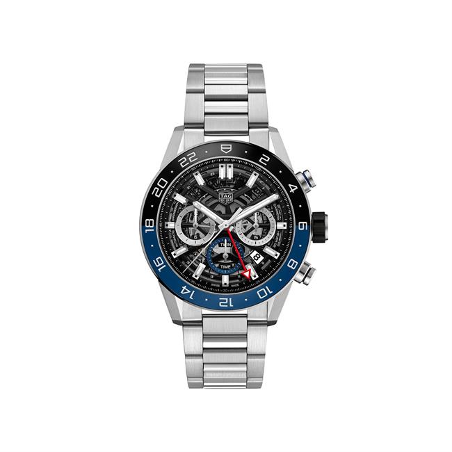  Shop Authentic Tag Heuer Carrera Chronograph Blue Dial Silver Steel Strap Watch for Men - CBG2A1Z.BA0658 - Luxxuri