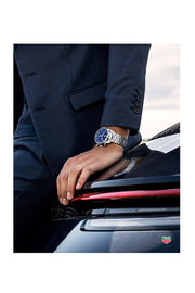  Shop Authentic Tag Heuer Carrera Chronograph Blue Dial Silver Steel Strap Watch for Men - CBN2011.BA0642 - Luxxuri