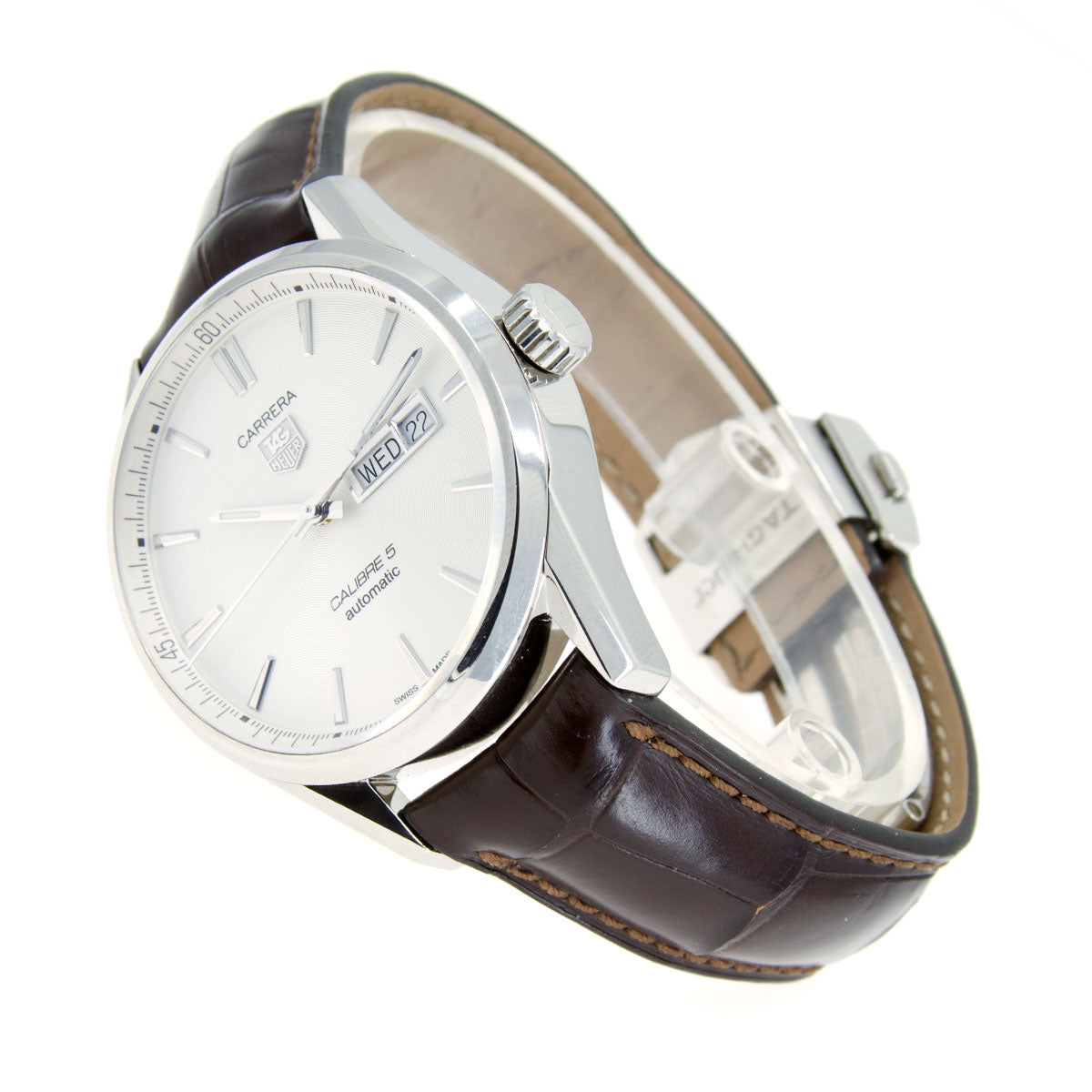  Shop Authentic Tag Heuer Carrera Silver Dial Watch for Men - WAR201B.FC6291 - Luxxuri