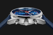  Shop Authentic Tag Heuer Carrera Chronograph Blue Dial Blue Leather Strap Watch for Men - CBN201D.FC6543 - Luxxuri