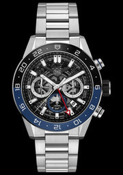  Shop Authentic Tag Heuer Carrera Chronograph Blue Dial Silver Steel Strap Watch for Men - CBG2A1Z.BA0658 - Luxxuri