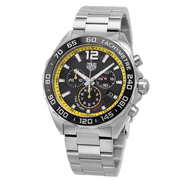  Shop Authentic Tag Heuer Formula 1 Chronograph Black Dial Silver Steel Strap Watch for Men- CAZ101AC.BA0842 - Luxxuri