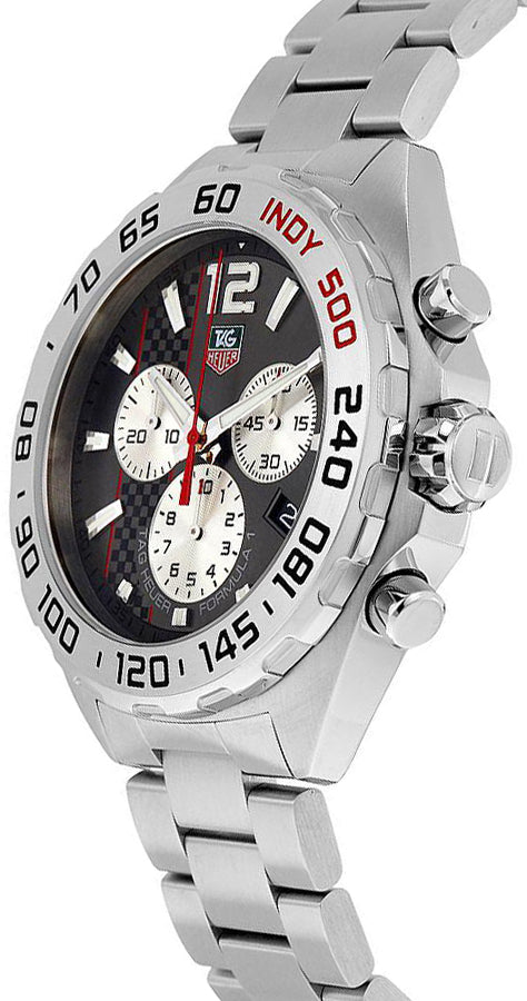  Shop Authentic Tag Heuer Formula 1 Chronograph Grey Dial Silver Steel Strap Watch for Men - CAZ1114.BA0877 - Luxxuri