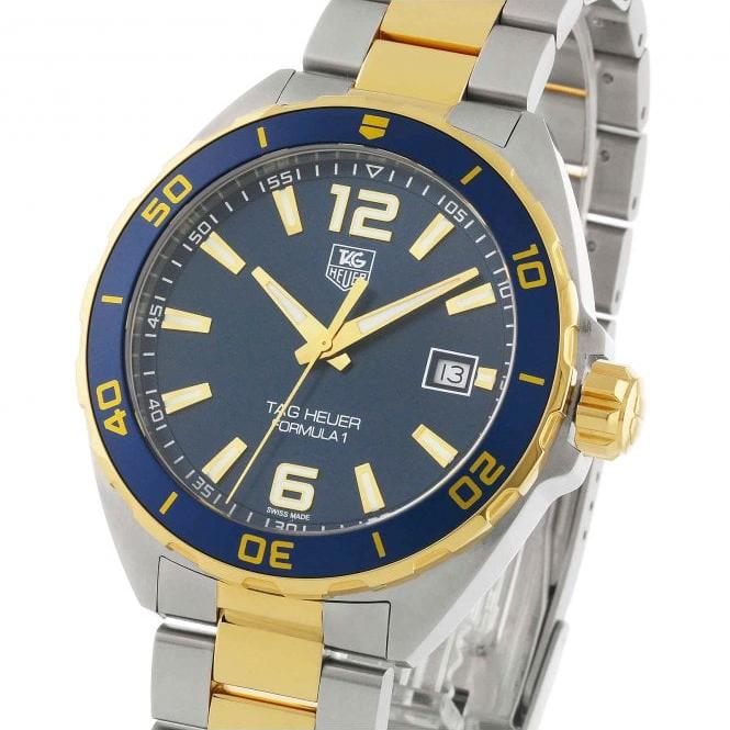  Shop Authentic Tag Heuer Formula 1 Analog Blue Dial Two Tone Steel Strap Watch for Men - WAZ1120.BB0879 - Luxxuri
