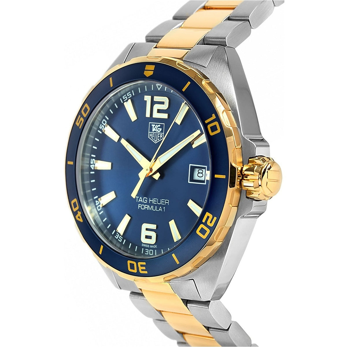  Shop Authentic Tag Heuer Formula 1 Analog Blue Dial Two Tone Steel Strap Watch for Men - WAZ1120.BB0879 - Luxxuri