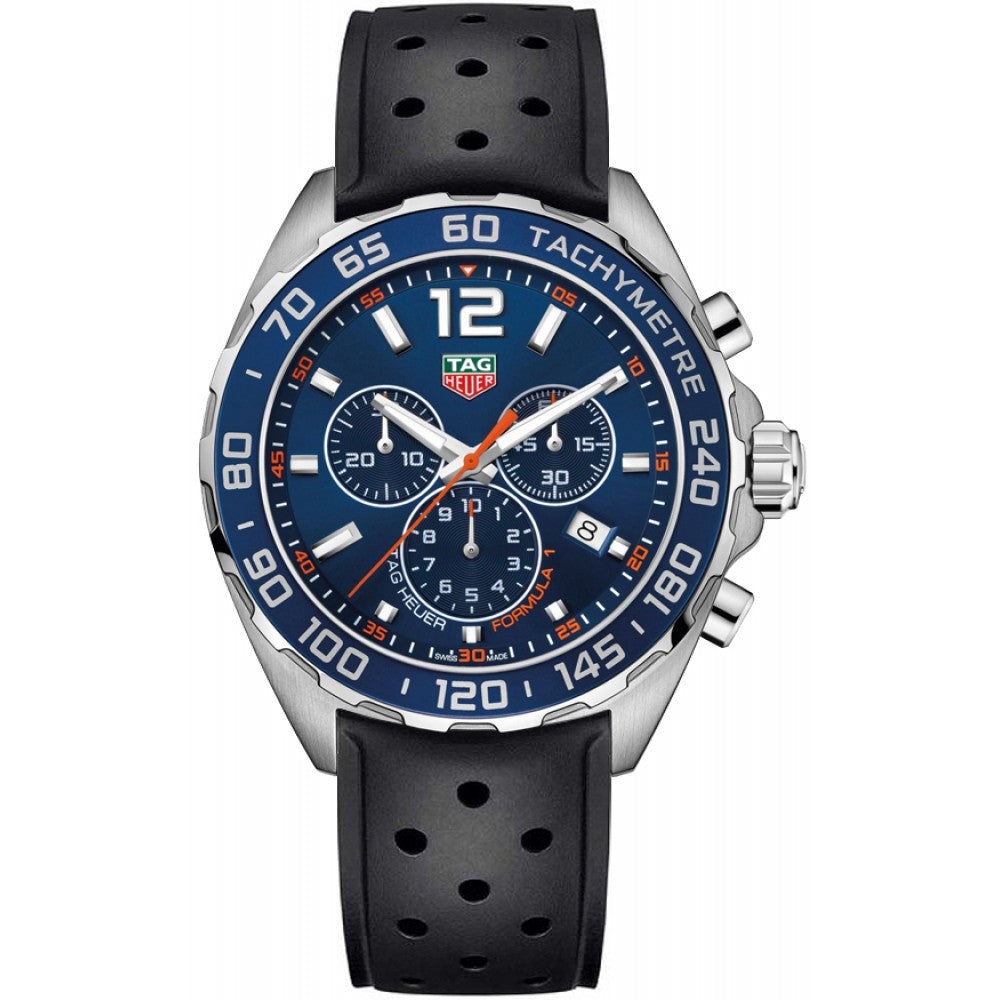 Shop Authentic Tag Heuer Formula 1 Blue Dial Black Rubber Strap Watch for Men - CAZ1014.FT8024 - Luxxuri