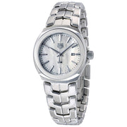  Shop Authentic Tag Heuer Link Quartz Mother of Pearl Dial Silver Steel Strap Watch for Women - WBC1310.BA0600 - Luxxuri
