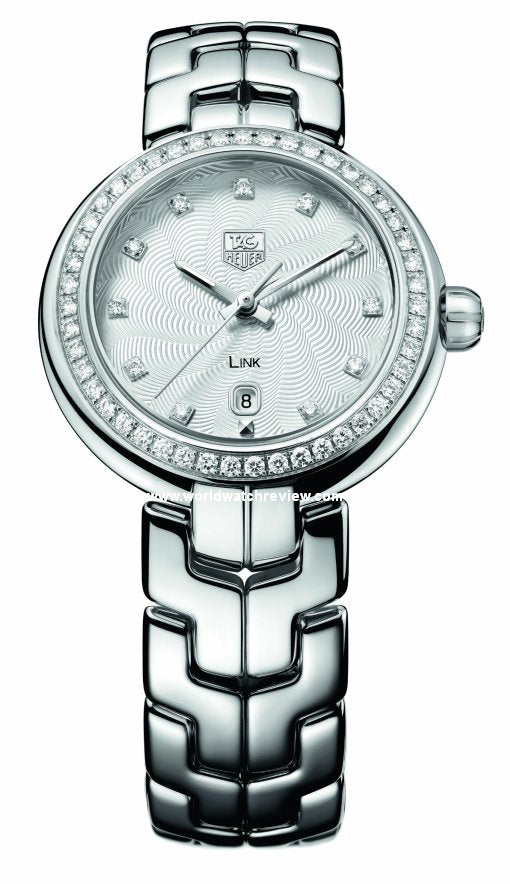  Shop Authentic Tag Heuer Link Diamonds Silver Dial Silver Steel Strap Watch for Women - WAT1414.BA0954 - Luxxuri