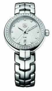  Shop Authentic Tag Heuer Link Diamonds Silver Dial Silver Steel Strap Watch for Women - WAT1414.BA0954 - Luxxuri