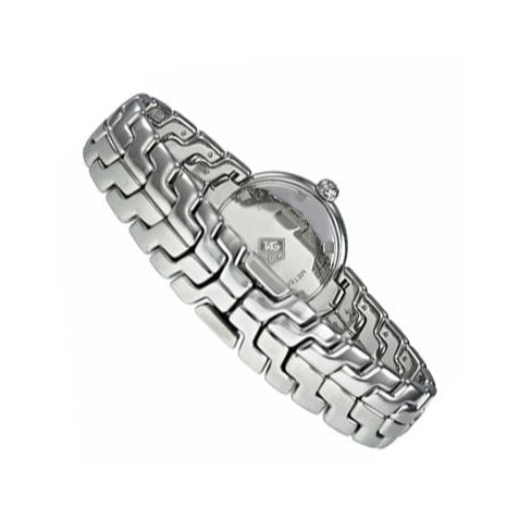 Shop Authentic Tag Heuer Link Diamonds Silver Dial Silver Steel Strap Watch for Women - WAT1413.BA0954 - Luxxuri