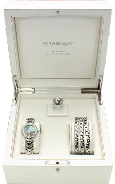  Shop Authentic Tag Heuer Link Trilogy Cameron Diaz Diamonds Mother of Pearl Dial Silver Steel Strap Watch for Women - WAT1419.BA0954 - Luxxuri