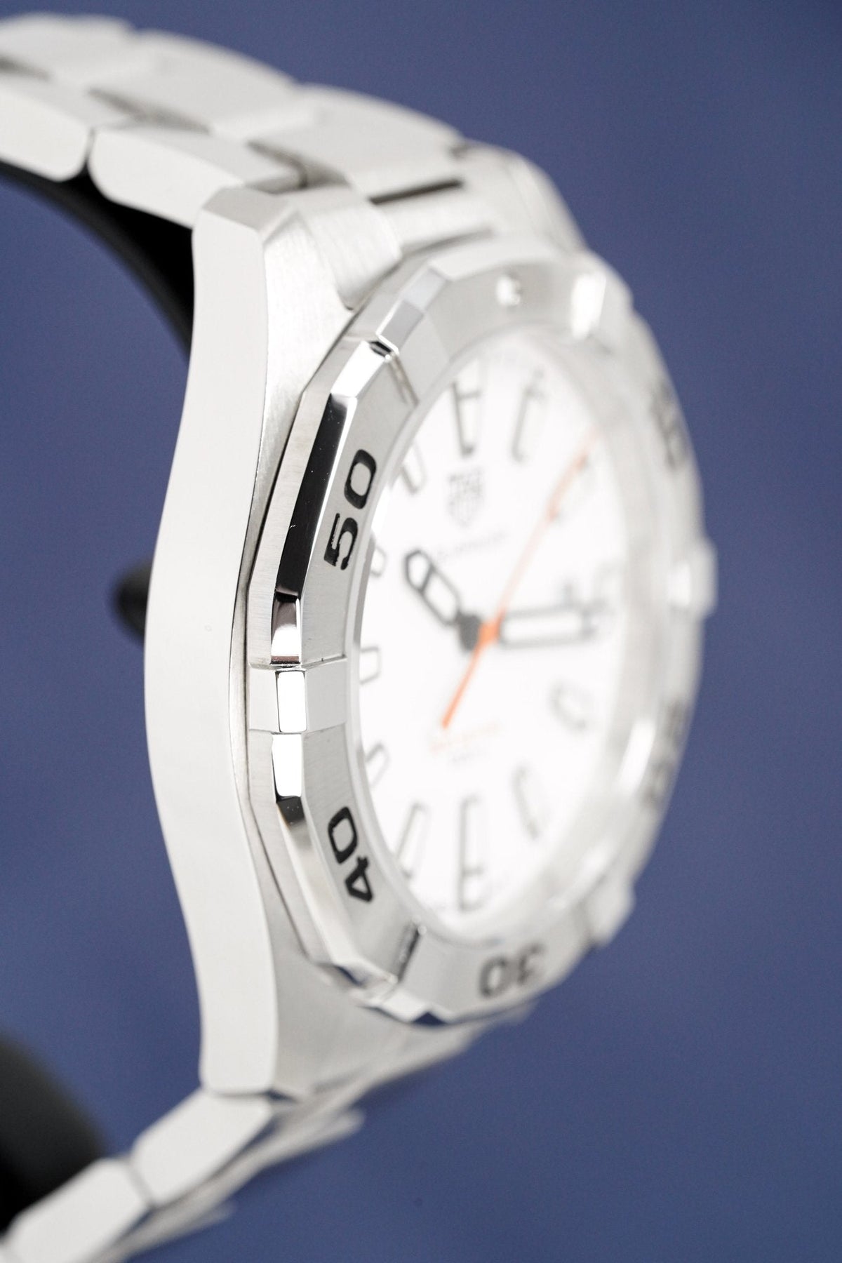  Shop Authentic Tag Heuer Aquaracer Quartz White Dial Silver Steel Strap Watch for Men - WBD1111.BA0928 - Luxxuri