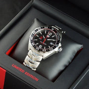  Shop Authentic Tag Heuer Formula 1 Senna Limited Edition Black Dial Silver Steel Strap Watch for Men - WAZ1012.BA0883 - Luxxuri