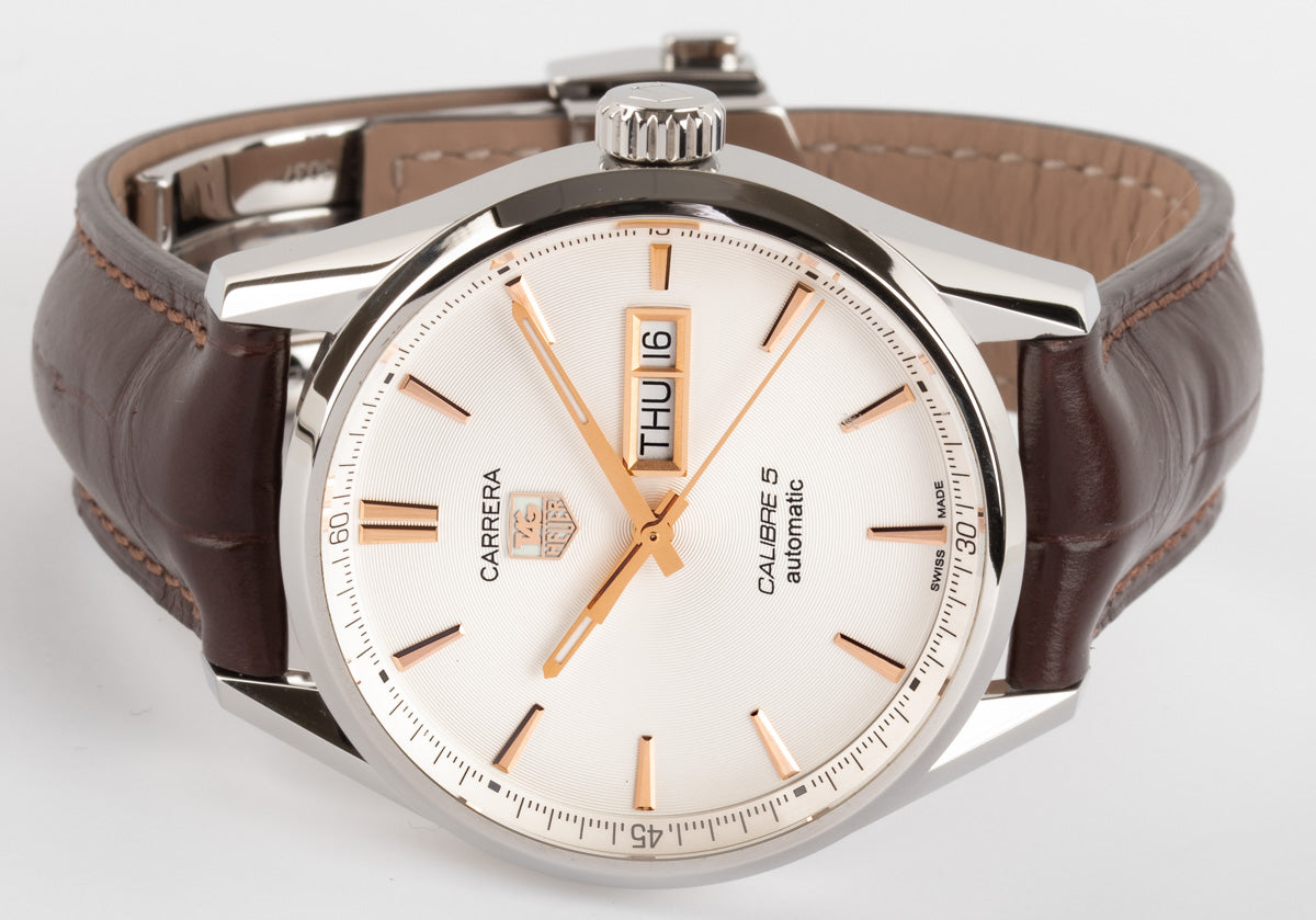  Shop Authentic Tag Heuer Carrera White Dial Watch for Men - WAR201D.FC6291 - Luxxuri