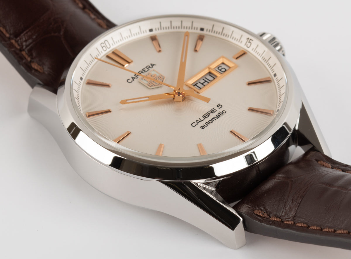  Shop Authentic Tag Heuer Carrera White Dial Watch for Men - WAR201D.FC6291 - Luxxuri